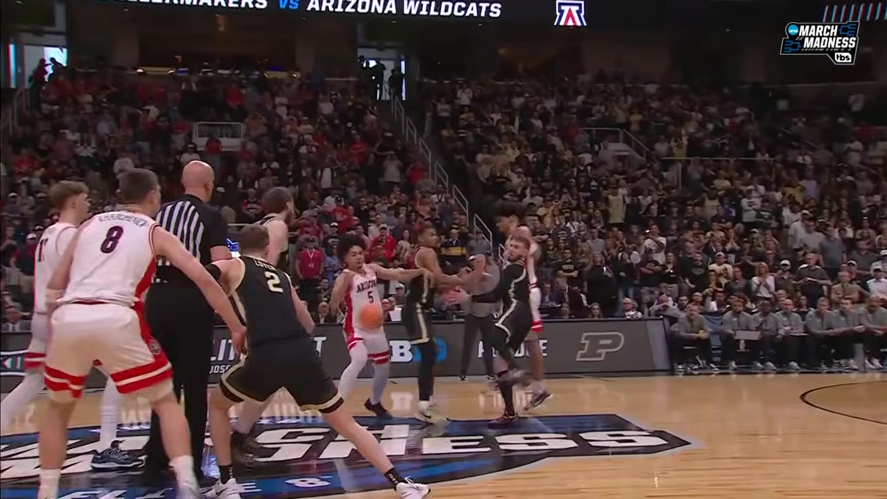 NCAA精英八强 普渡大学64 - 79亚利桑那 全场集锦